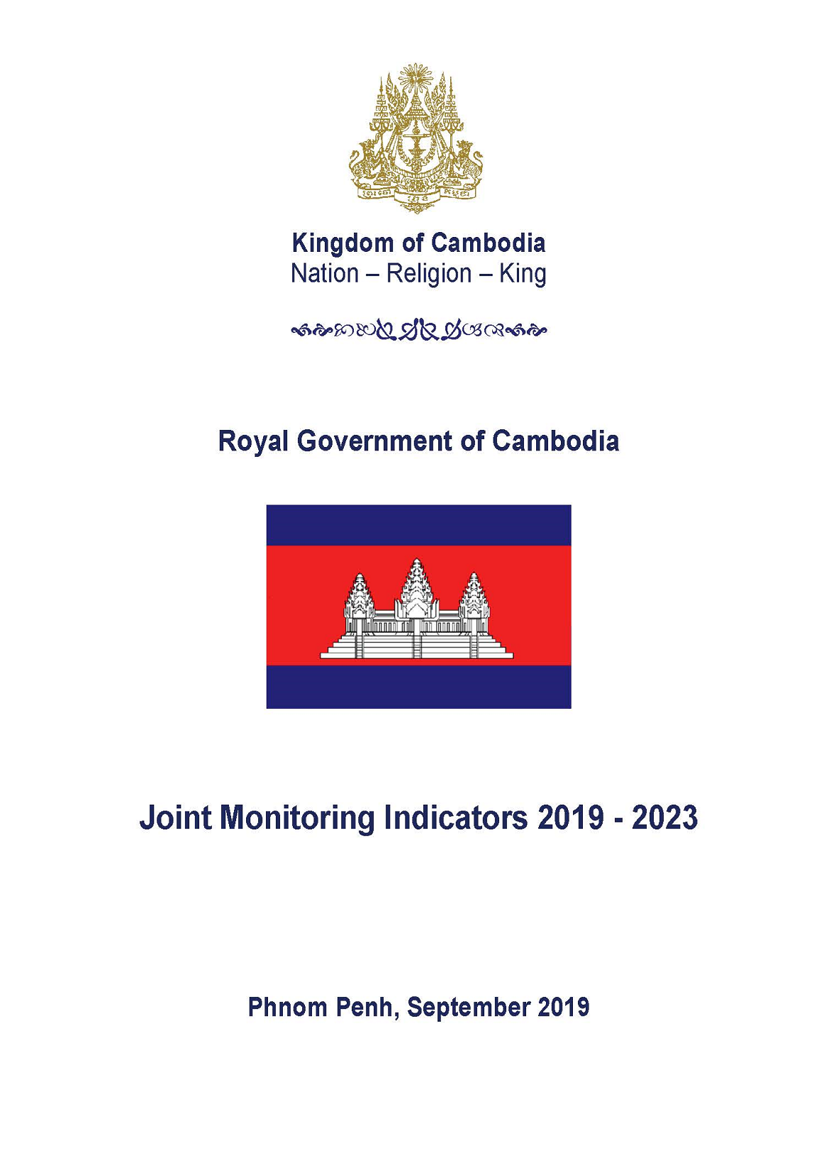 Joint Monitoring Indicators 2019-2023